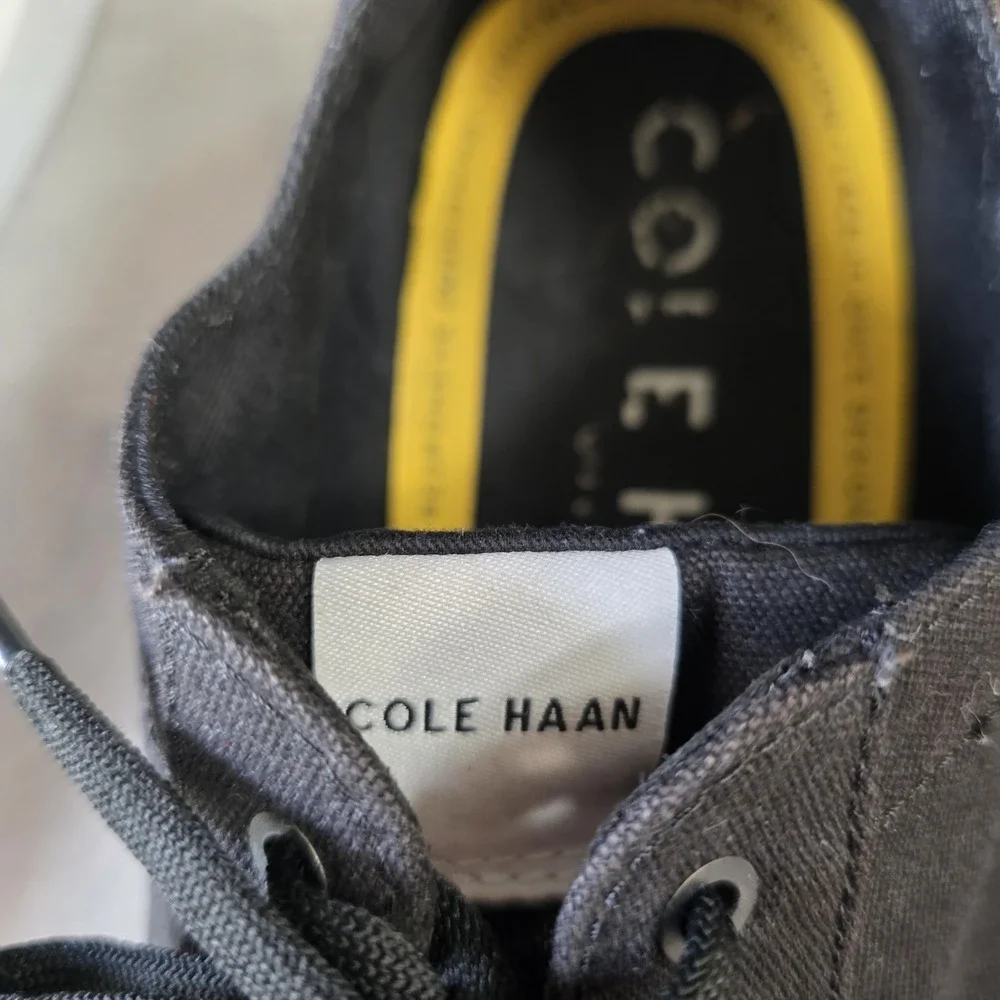 Cole Haan Men's Grandpro Rally Canvas Court Sneakers Black Size 12M C34741